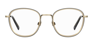 Premium Women Levi's Model Eyeglasses: LV 1027 - Gold & Grey- SpecSMART Eye Clinic (Front View)